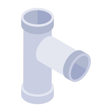 Tee piposunun Isome simgesi ağ ve uygulamalarda kullanıma hazır