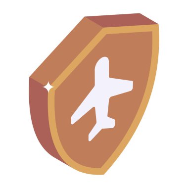 Uçuş sigortasının bu inanılmaz izometrik ikonunu alın