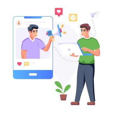 E-posta reklamının en iyi düz çizimi