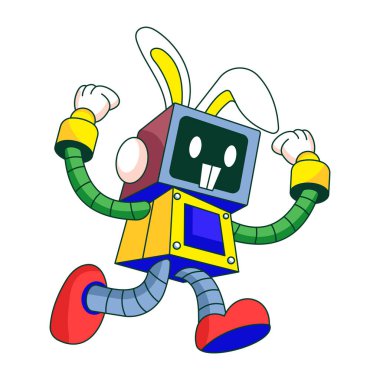 Paskalya Tavşanı 'nı gösteren düz bir resim