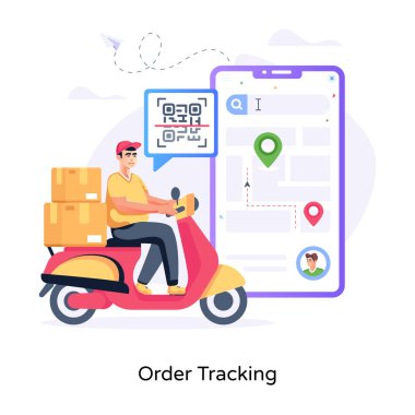 Modern ve kullanması kolay bir sıralama çizimi, düz biçim