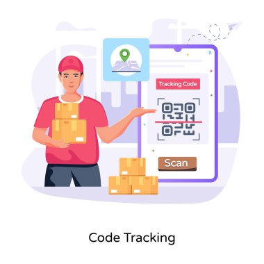 Bu kodu düz bir illüstrasyon izleyerek yakalayın