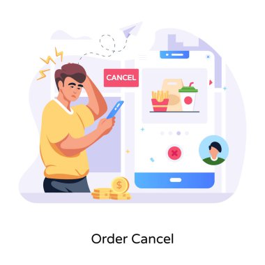 Gıda izleme düz vektör indirme