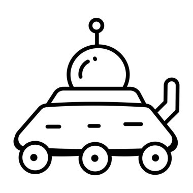 Ay robotu elle ölçeklenebilirlik simgesi çizdi