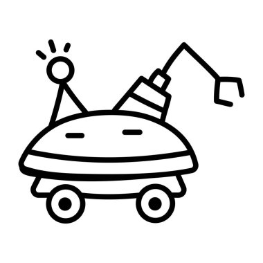 Şu ay robotu karalama simgesine bak.