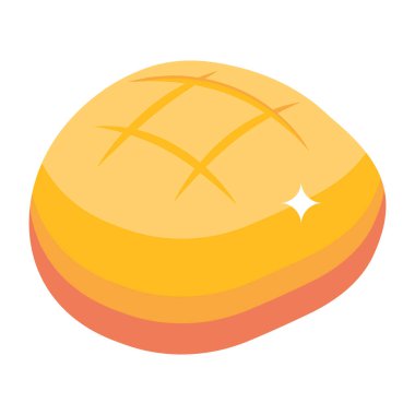 Çöreğin izometrik simgesini kontrol et