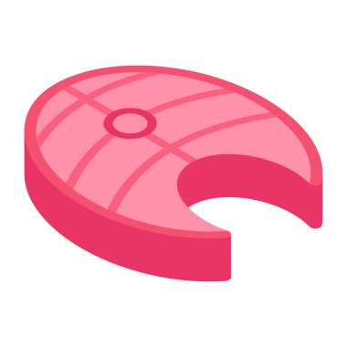 Düzenlenebilir bir biftek ikonu.