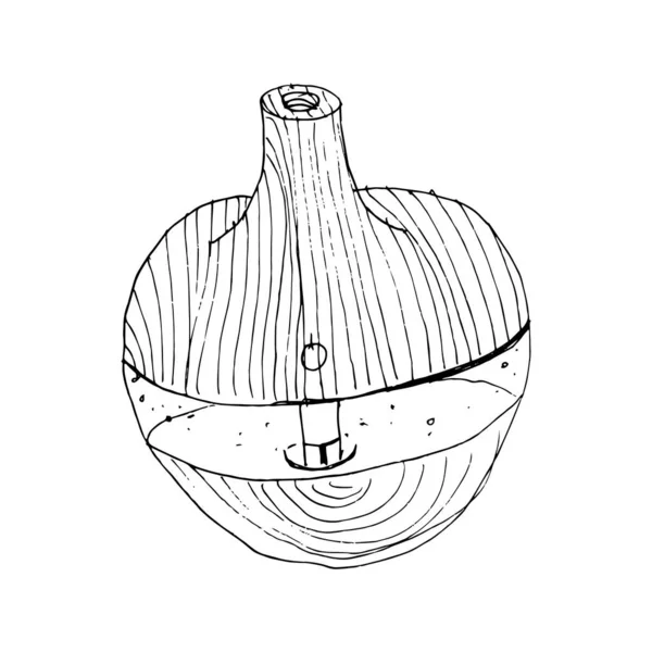 Essential oils diffuser. Vector stock illustration. Outline. — Stock vektor