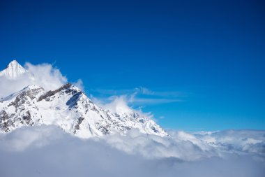 kar dağ tepe Matterhorn çevresinde