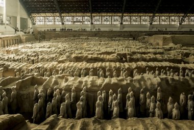 The Terracotta army clipart