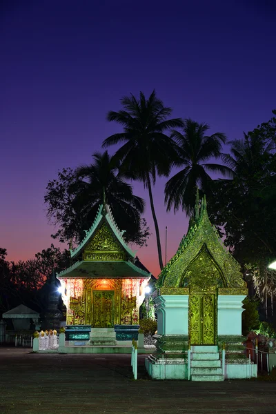 Wat Xiengthong templo em Luang prabang — Fotografia de Stock