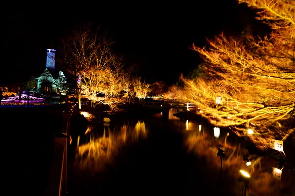 Zimowe oświetlenia w Mie, Japonia — Zdjęcie stockowe