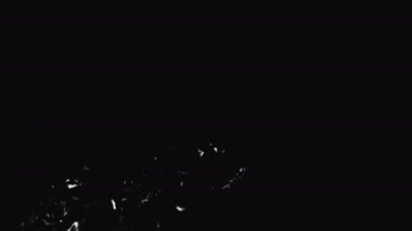 Işık alüminyum folyo kırışıklıklarını yansıtır