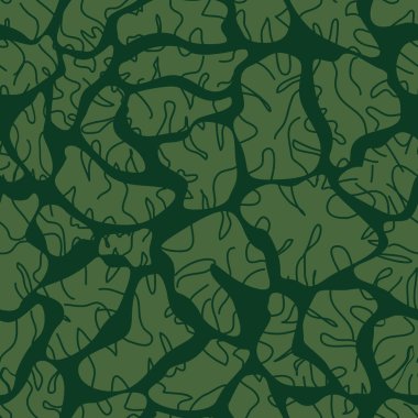 Çember elementleri olan soyut, yeşil, pürüzsüz desen. Elle çizilmiş çeşitli minimalizm şekilleri. Kağıt, kapak, dekor ve baskı için modern yeşiller tasarımı