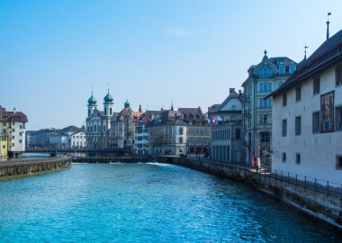 Lucerne Şehir Manzaralı