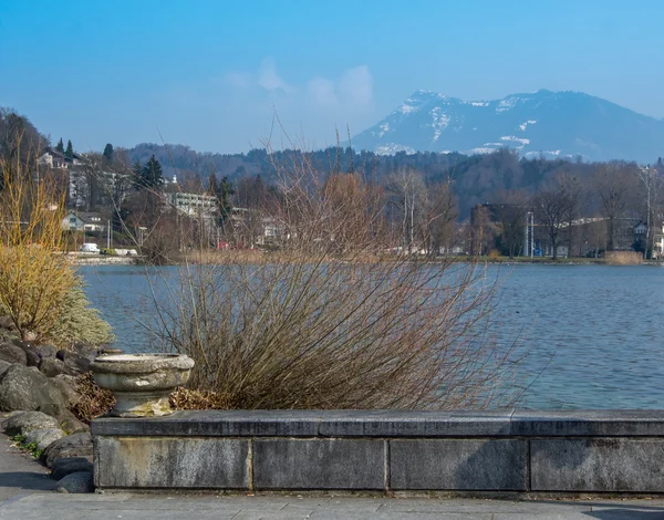 Jezero Lucerne, Švýcarsko — Stock fotografie