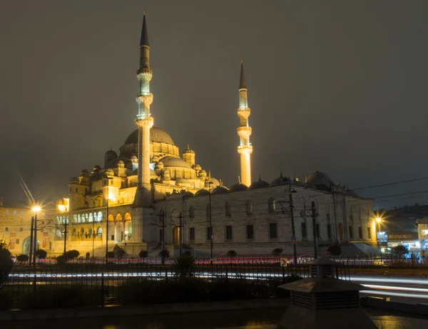 Nueva Mezquita y Puente de Galata — Foto de Stock