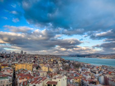 Gün batımında Sultanahmet manzarası.