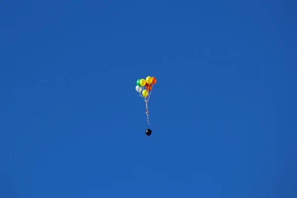 Balões no céu — Fotografia de Stock