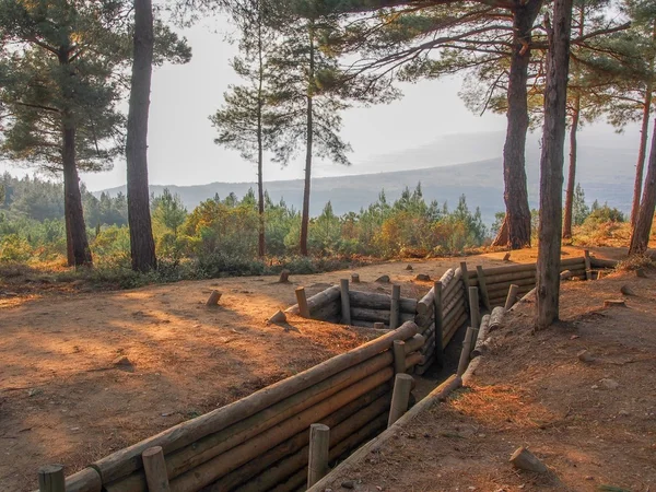 Árkok, Gallipoli térképén — Stock Fotó