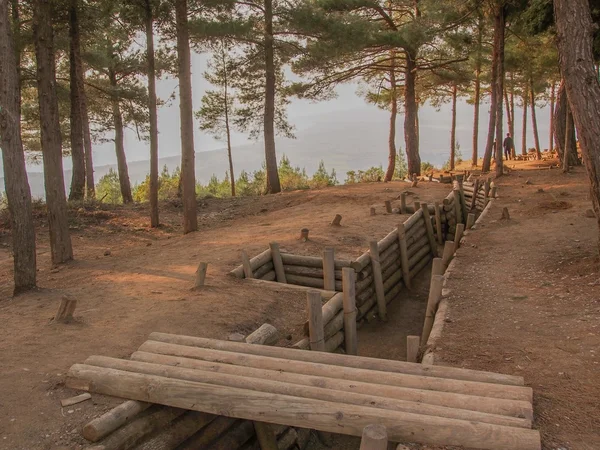 Las trincheras de Gallipoli — Foto de Stock