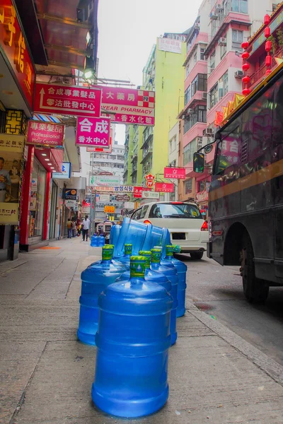 Delivery of Water Bottles on the Street — Stock Photo, Image