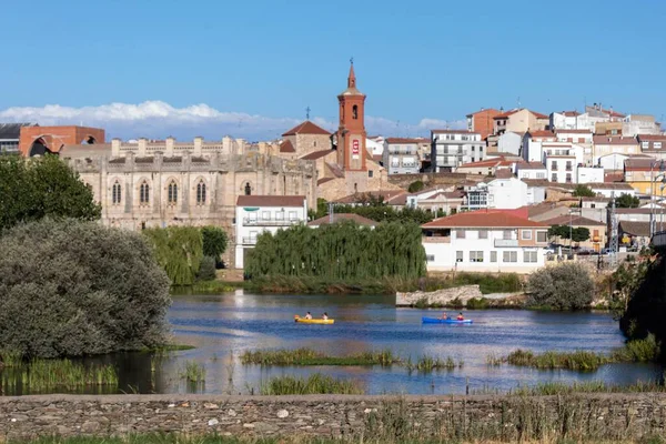 Avila Spanien August 2020 Selektiver Blick Auf Die Alba Tormes — Stockfoto