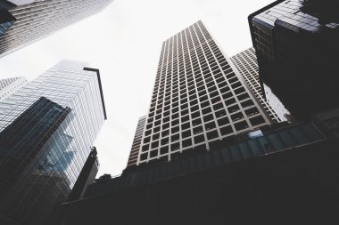 İş binaları ile Cityscape görünümü
