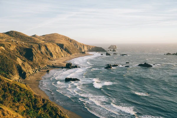 Rippling Water Flowing West Coast Usa Clear Sky Summer Day — Stock Photo, Image