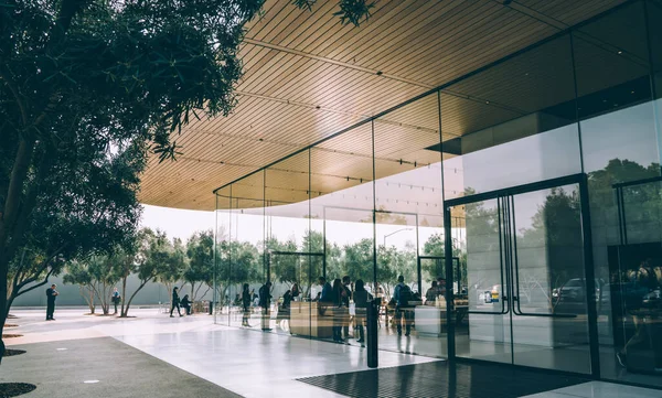 Купертино Калифорния Сша Ноября 2018 Года Apple Park Center Архитектурное — стоковое фото