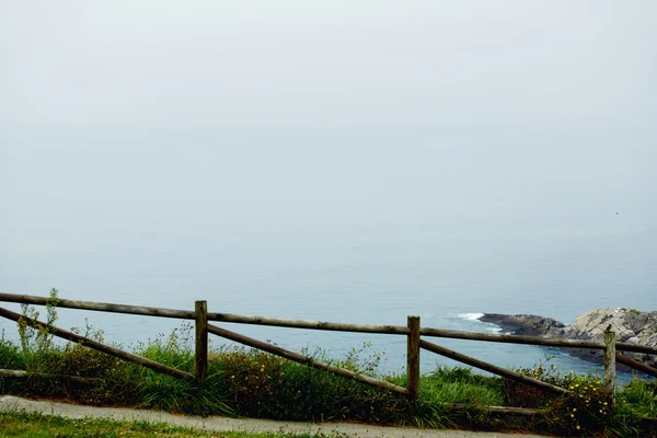 Wide view of sea from high altitude — Stock Photo, Image