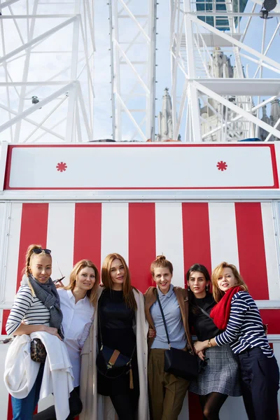 Beautiful group of women having fun — Stock Photo, Image