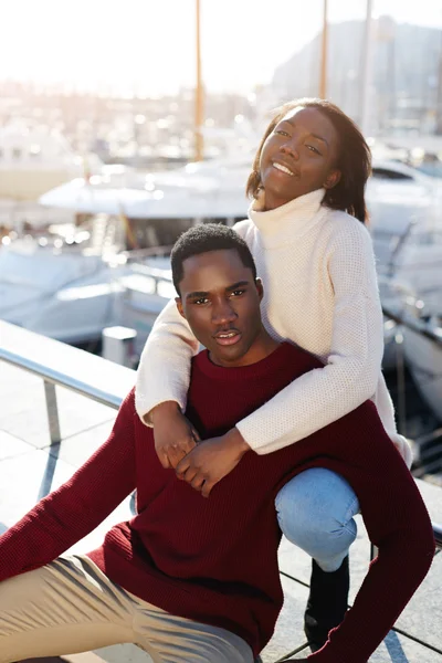 Couple enjoying time spending together — Stock Photo, Image