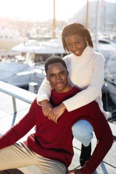 Couple enjoying time spending together — Stock Photo, Image