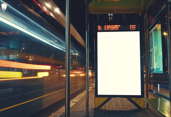 Cartellone della città vuota con spazio copia — Foto Stock