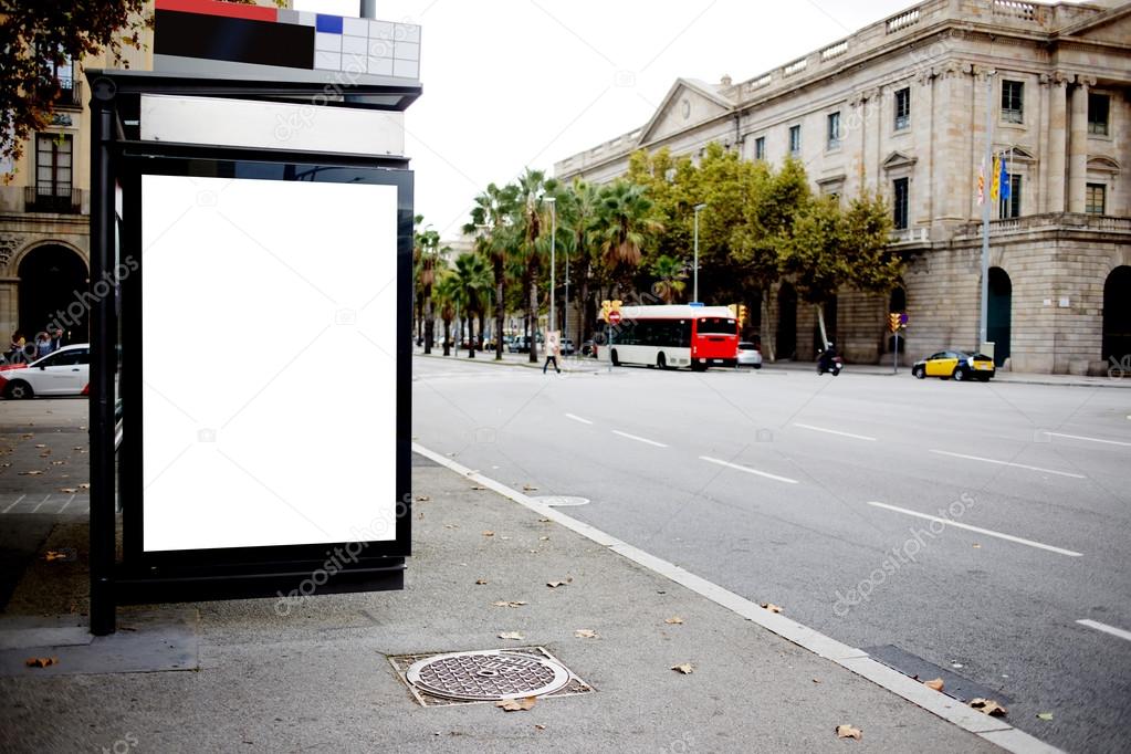 Blank billboard with copy space