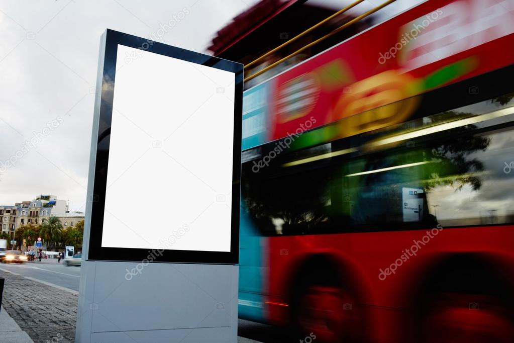 Blank billboard with copy space