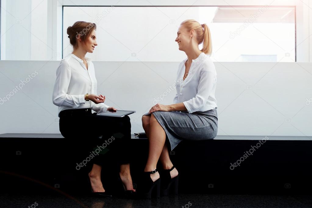 managing director interviewing a new worker