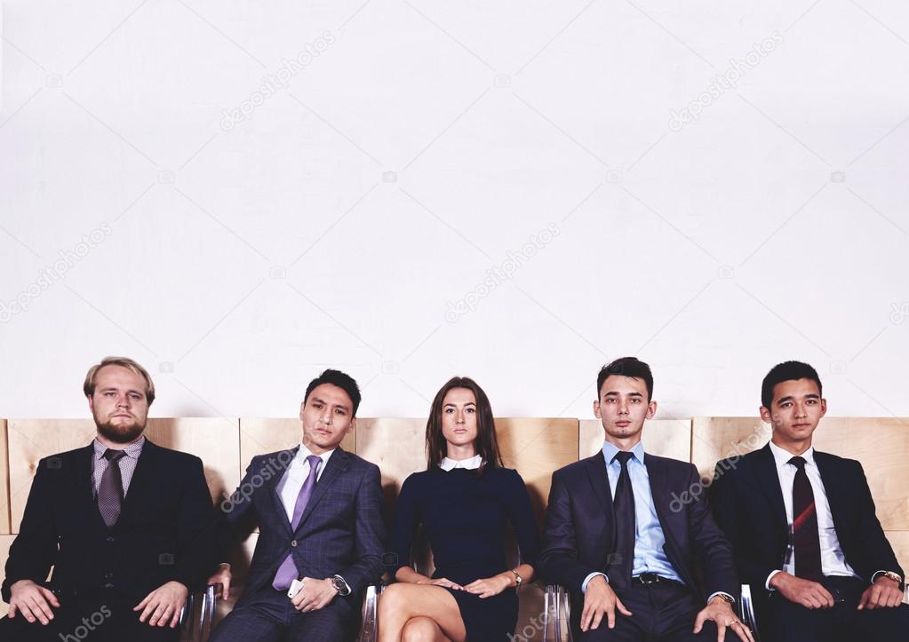 multi ethnic business people in office