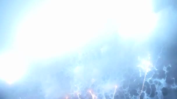 lumières de fées floues de fond de feux d'artifice .