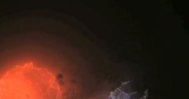 Havai fişek arka plan bulanık peri ışıkları.