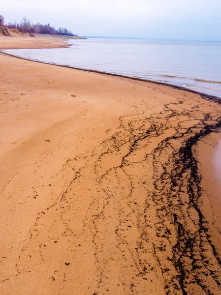 Cerca de arena de playa vista — Foto de Stock