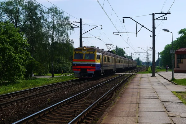 Línea de ferrocarril — Foto de Stock