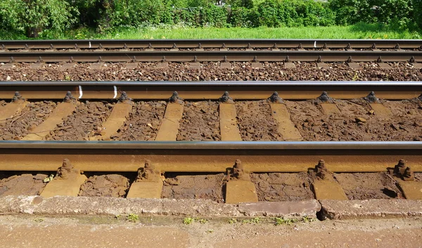 Linha de caminho de ferro — Fotografia de Stock