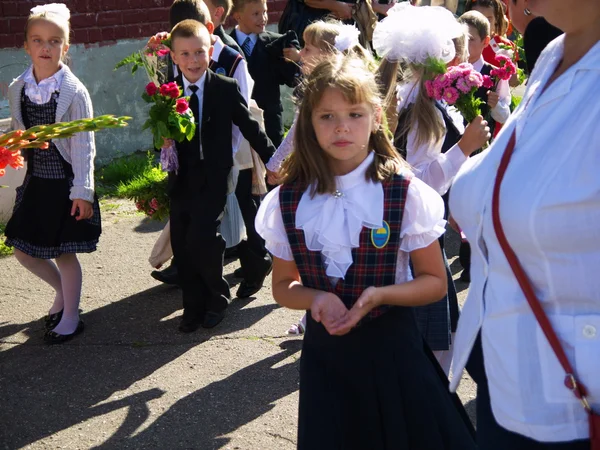 Första skoldagen — Stockfoto