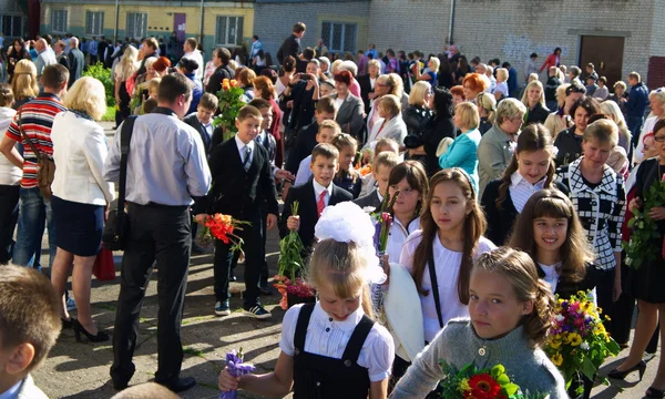 Första skoldagen — Stockfoto