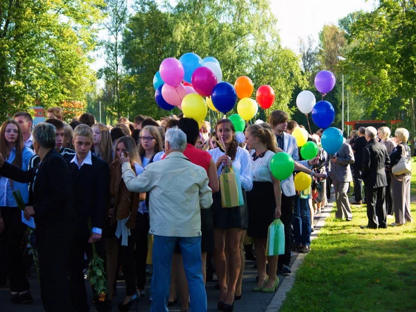 First day of school — Stock Photo, Image