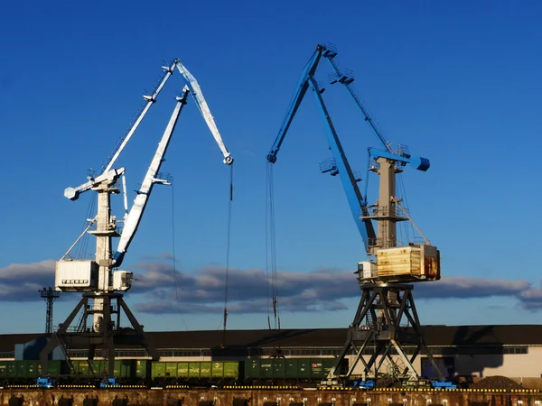 Industriële kraan operationele — Stockfoto