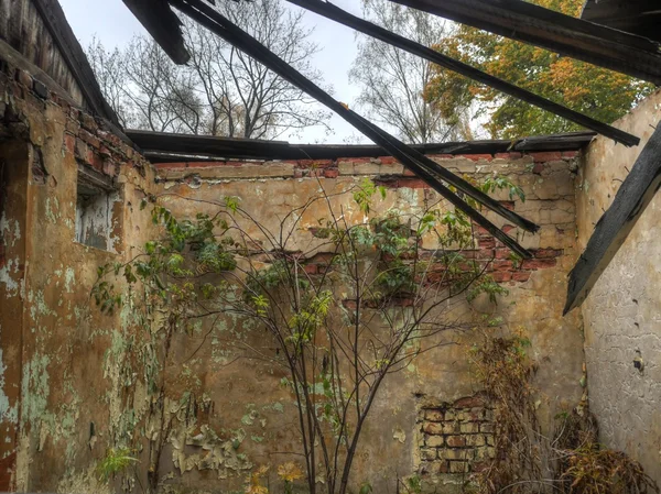 Ancient ruins of military base — Stock Photo, Image