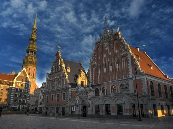 Old architecture of the central square — Stock Photo, Image